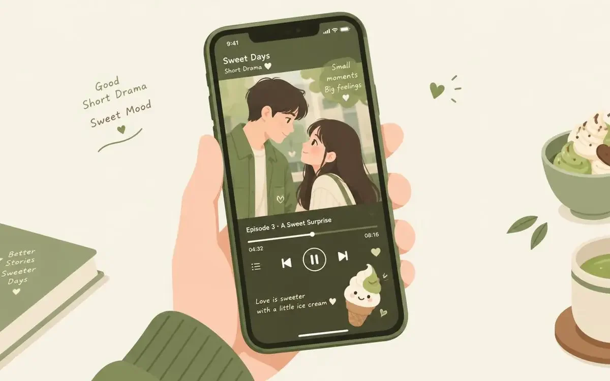 橙果短剧 APP 手机端界面展示